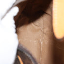 CELINE Macadam Canvas Shoulder Bag PVC Leather Brown Gold Auth 121564-11