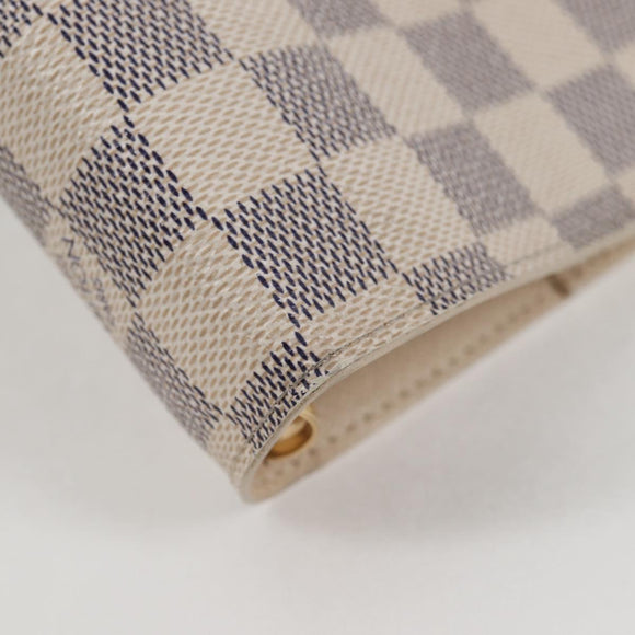 LOUIS VUITTON Damier Azur Agenda GM Day Planner Cover R20708 LV Auth 121569A