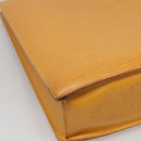 LOUIS VUITTON Epi Sac Plat Hand Bag Yellow M52079 LV Auth 121570-14