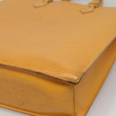 LOUIS VUITTON Epi Sac Plat Hand Bag Yellow M52079 LV Auth 121570-15