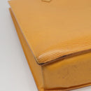 LOUIS VUITTON Epi Sac Plat Hand Bag Yellow M52079 LV Auth 121570-16