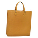 LOUIS VUITTON Epi Sac Plat Hand Bag Yellow M52079 LV Auth 121570-1