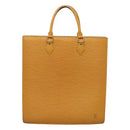 LOUIS VUITTON Epi Sac Plat Hand Bag Yellow M52079 LV Auth 121570-13