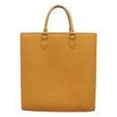 LOUIS VUITTON Epi Sac Plat Hand Bag Yellow M52079 LV Auth 121570-2