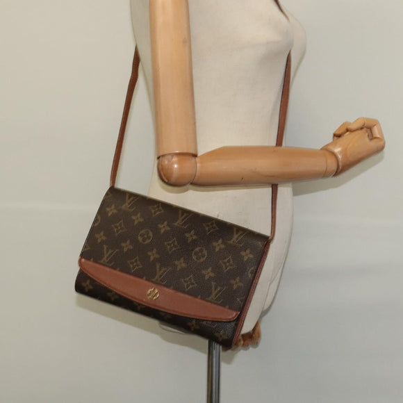 LOUIS VUITTON Monogram Bordeaux 24 Shoulder Bag M51798 LV Auth 121580