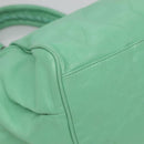 BALENCIAGA The Sunday Hand Bag Leather Peppermint 228755 Auth 121585-16