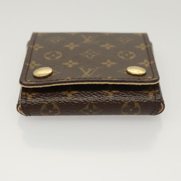 LOUIS VUITTON Monogram Jewelry Case Jewelry Box LV Auth 121589