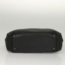 GUCCI GG Canvas Tote Bag Black Silver 113011 Auth 121593-5