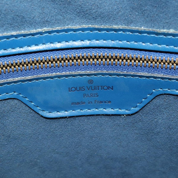LOUIS VUITTON Epi Saint Jacques Shopping Shoulder Bag Blue M52275 LV Auth 121598