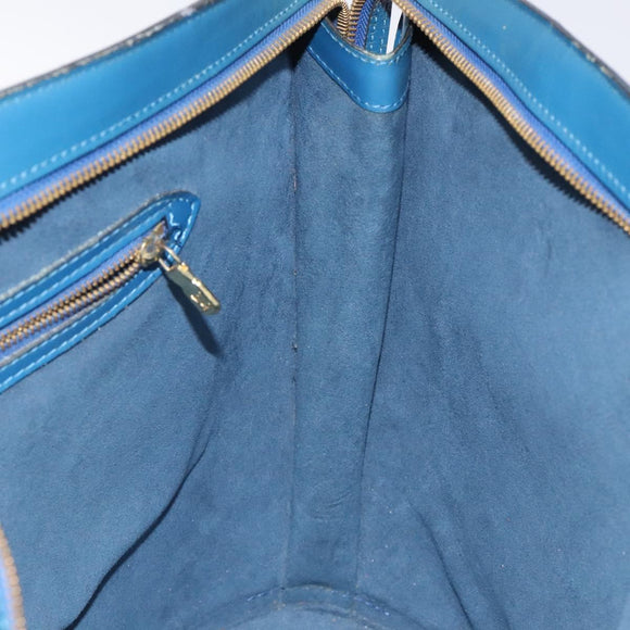 LOUIS VUITTON Epi Saint Jacques Shopping Shoulder Bag Blue M52275 LV Auth 121598