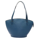 LOUIS VUITTON Epi Saint Jacques Shopping Shoulder Bag Blue M52275 LV Auth 121598-13