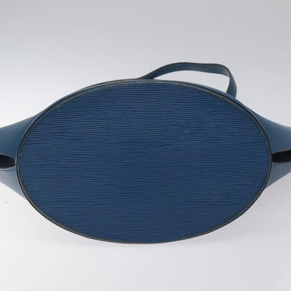 LOUIS VUITTON Epi Saint Jacques Shopping Shoulder Bag Blue M52275 LV Auth 121598