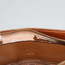 LOUIS VUITTON Monogram Vernis Houston Hand Bag Bronze M91122 LV Auth 121600-9