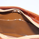 LOUIS VUITTON Monogram Vernis Houston Hand Bag Bronze M91122 LV Auth 121600-10