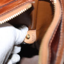 LOUIS VUITTON Monogram Vernis Houston Hand Bag Bronze M91122 LV Auth 121600-12