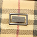 BURBERRY Nova Check Tote Bag PVC Beige Auth 121605-17