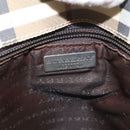 BURBERRY Nova Check Tote Bag PVC Beige Auth 121605-10
