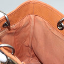 GUCCI GG Canvas Tote Bag Beige Silver 120840 Auth 121608-20