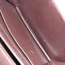 GUCCI Shoulder Bag Leather Brown Gold Auth 121613-24