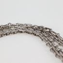 CHANEL Chain Matelasse 2.55 Shoulder Bag Tweed Pink CC Auth 121623AM-17