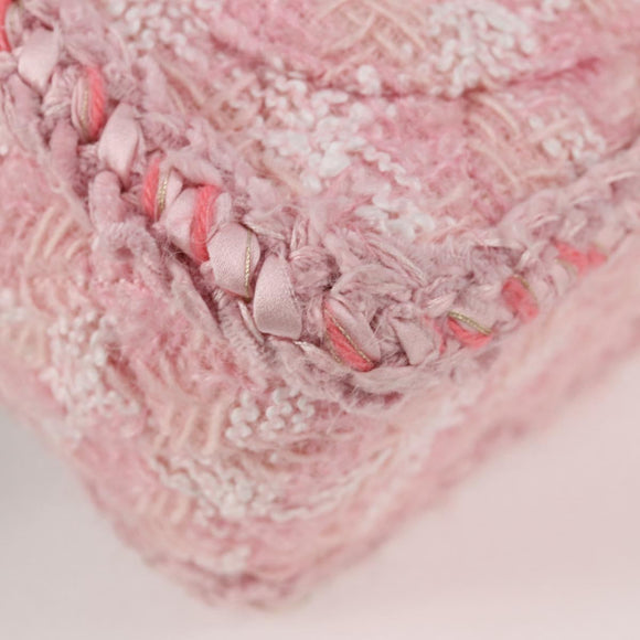 CHANEL Chain Matelasse 23 2.55 Shoulder Bag tweed Pink CC Auth 121623SM