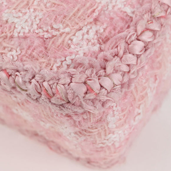 CHANEL Chain Matelasse 23 2.55 Shoulder Bag tweed Pink CC Auth 121623SM