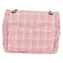 CHANEL Chain Matelasse 23 2.55 Shoulder Bag tweed Pink CC Auth 121623SM-2