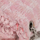 CHANEL Chain Matelasse 2.55 Shoulder Bag Tweed Pink CC Auth 121623AM-6