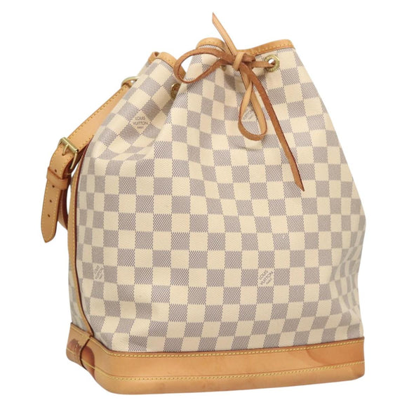 LOUIS VUITTON Damier Azur Noe Shoulder Bag N42222 LV Auth 121627