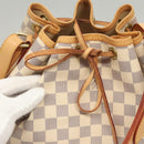 LOUIS VUITTON Damier Azur Noe Shoulder Bag N42222 LV Auth 121627-18