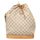 LOUIS VUITTON Damier Azur Noe Shoulder Bag N42222 LV Auth 121627-13