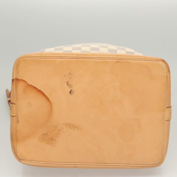 LOUIS VUITTON Damier Azur Noe Shoulder Bag N42222 LV Auth 121627