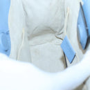 GUCCI Hand Bag Leather 2way Blue Gold 443089 Auth 121644-20