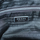 PRADA Shoulder Bag Nylon Khaki Silver Auth 121654-18