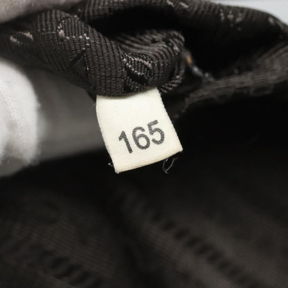 PRADA Shoulder Bag Nylon Khaki Silver Auth 121654