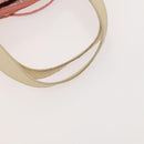 BVLGARI Logo Mania Tote Bag Canvas Pink Silver Auth 121657-7