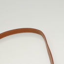 Salvatore Ferragamo Accessory Pouch Nylon Yellow Silver Auth 121659-8