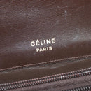 CELINE C Sulky Shoulder Bag Canvas Brown Gold Auth 121678-17