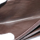 CELINE C Sulky Shoulder Bag Canvas Brown Gold Auth 121678-12