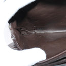 CELINE C Sulky Shoulder Bag Canvas Brown Gold Auth 121678-20