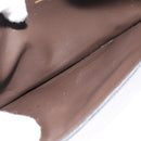 CELINE C Sulky Shoulder Bag Canvas Brown Gold Auth 121678-23