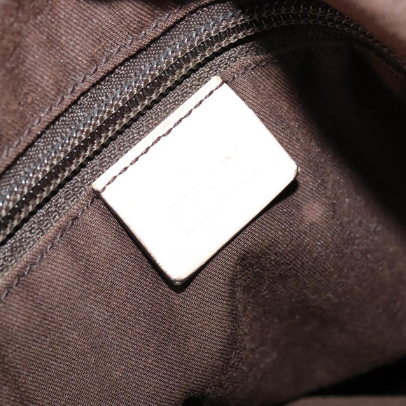 GUCCI GG Canvas Tote Bag Beige Gold 131233 Auth 121682