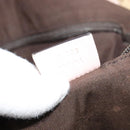 GUCCI GG Canvas Tote Bag Beige Gold 131233 Auth 121682-12