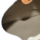 Christian Dior Honeycomb Canvas Shoulder Bag Beige Gold Auth 121690-16