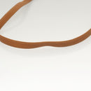 Christian Dior Honeycomb Canvas Shoulder Bag Beige Gold Auth 121690-7