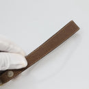 GUCCI GG Supreme Web Sherry Line Clutch Bag PVC Beige Gold 89 01 034 Auth 121699-8