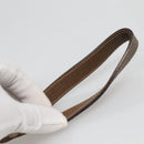 GUCCI GG Supreme Web Sherry Line Clutch Bag PVC Beige Gold 89 01 034 Auth 121699-9