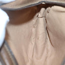 GUCCI GG Supreme Web Sherry Line Clutch Bag PVC Beige Gold 89 01 034 Auth 121699-20