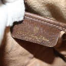 GUCCI GG Supreme Web Sherry Line Bag PVC Beige Gold 164 02 034 Auth 121700-18