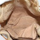 GUCCI GG Supreme Web Sherry Line Bag PVC Beige Gold 164 02 034 Auth 121700-10